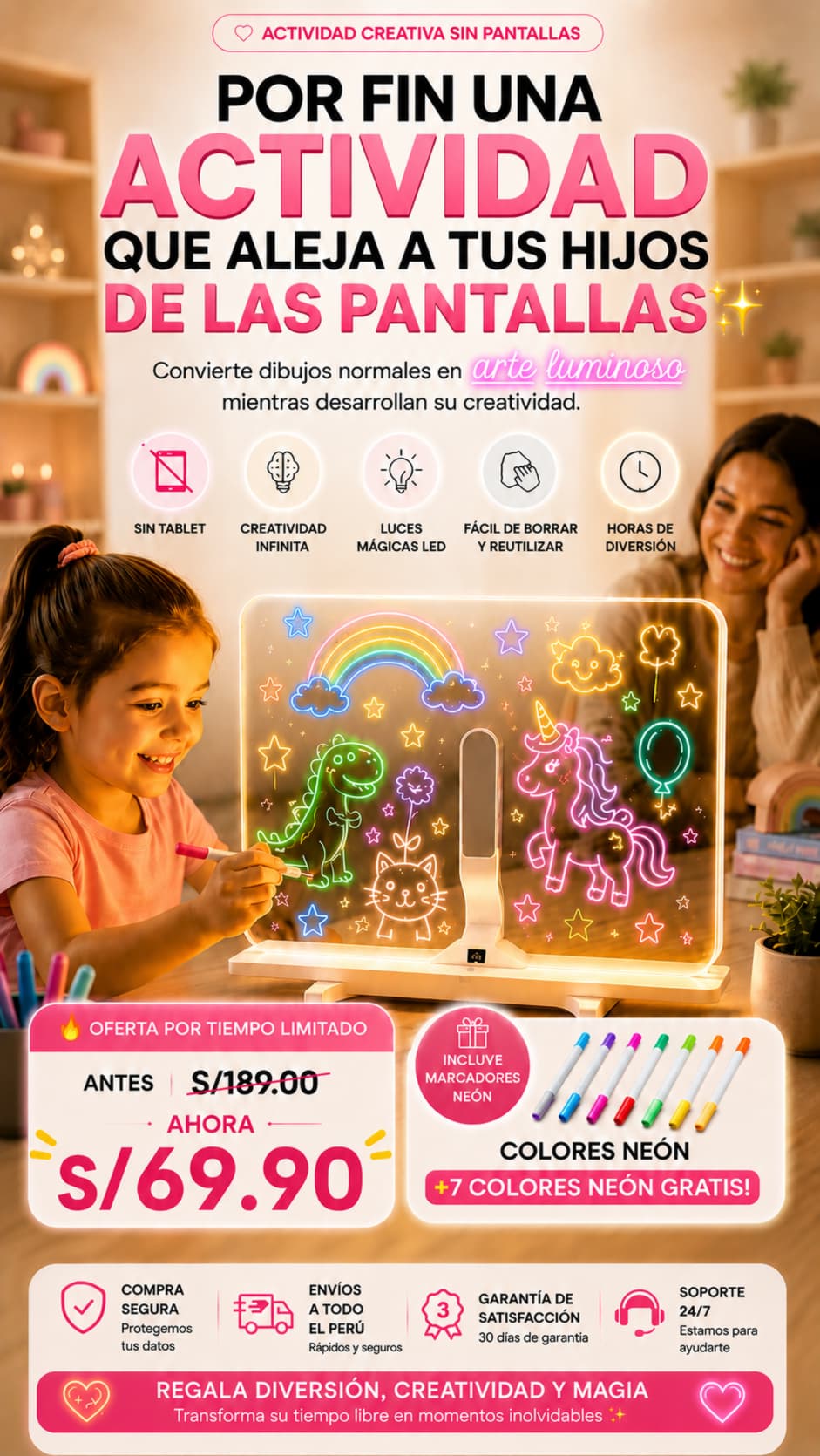 Pantalla Led Especial - Niños