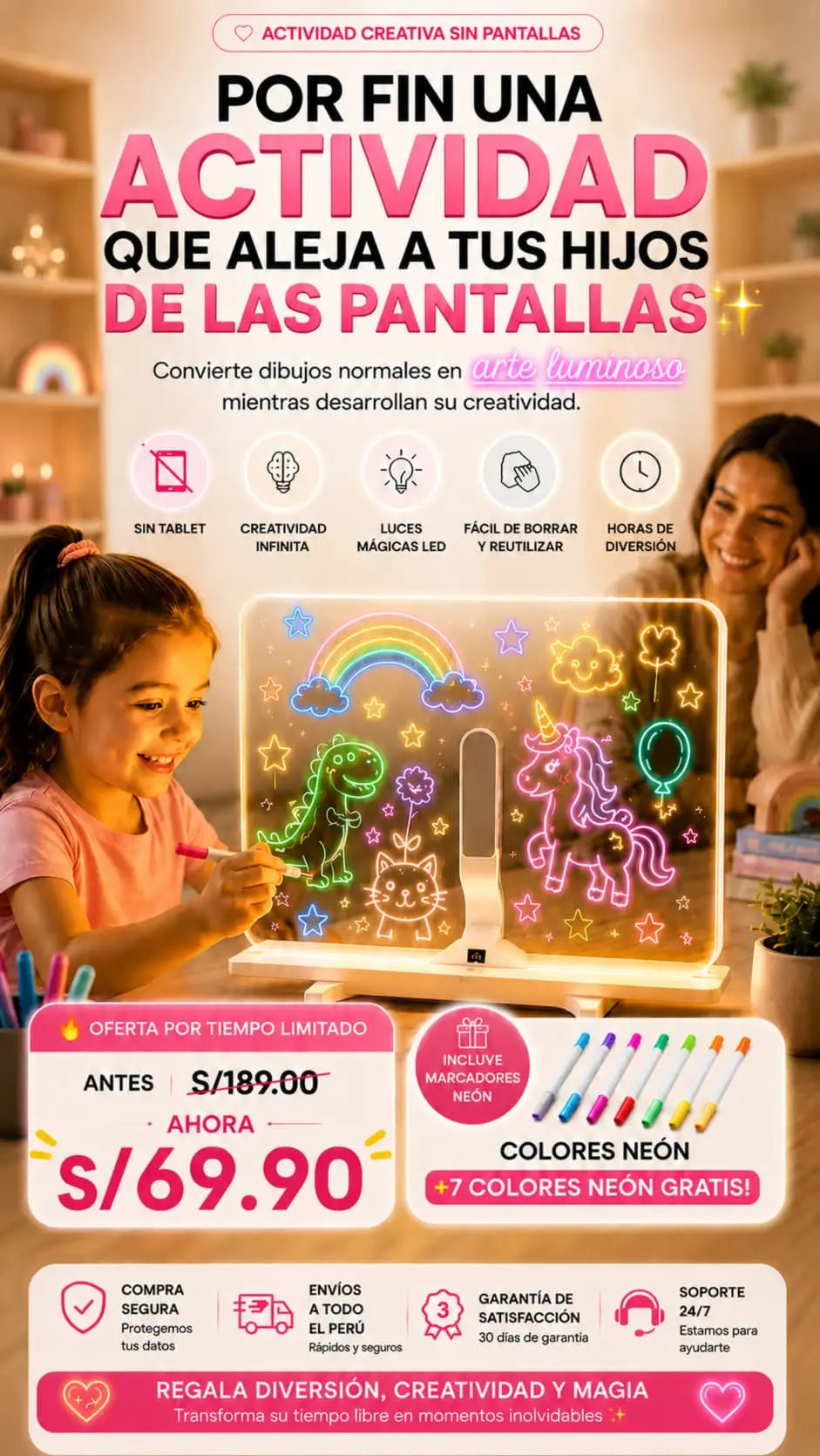 Pantalla Led Especial - Niños